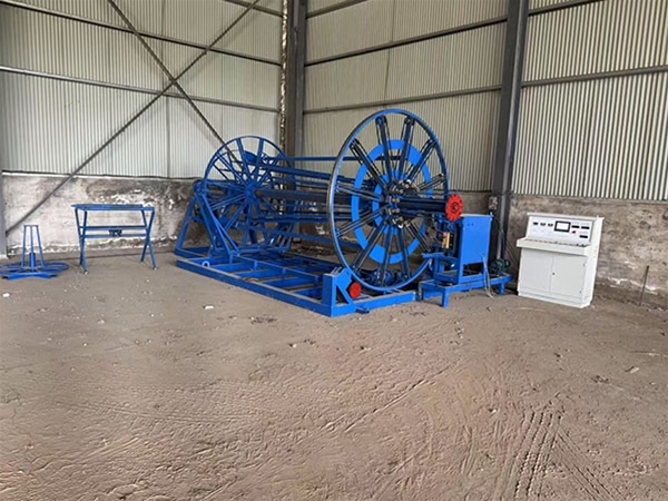 Reinforcement cage rolling welding machine